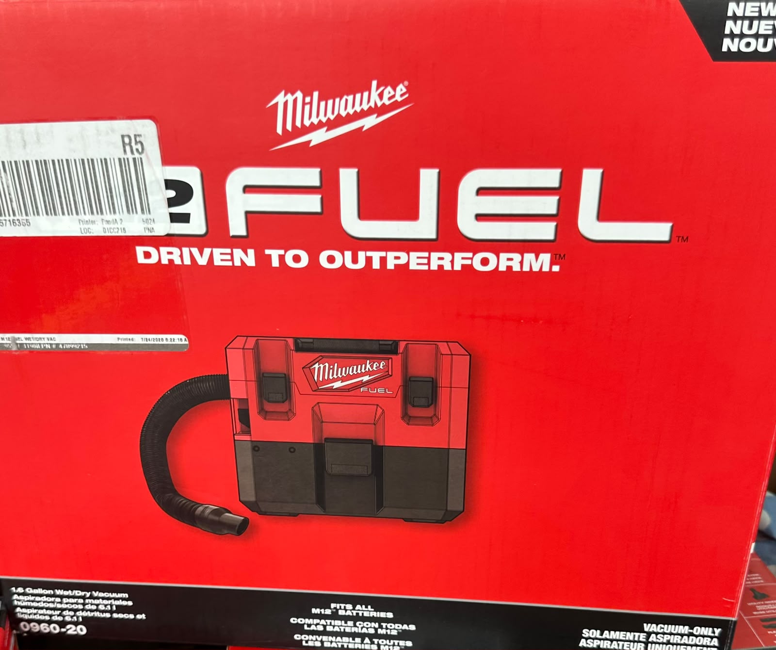 Milwaukee M12 Vacuum 
