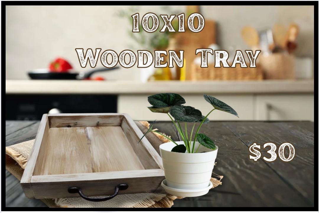 Wooden tray
