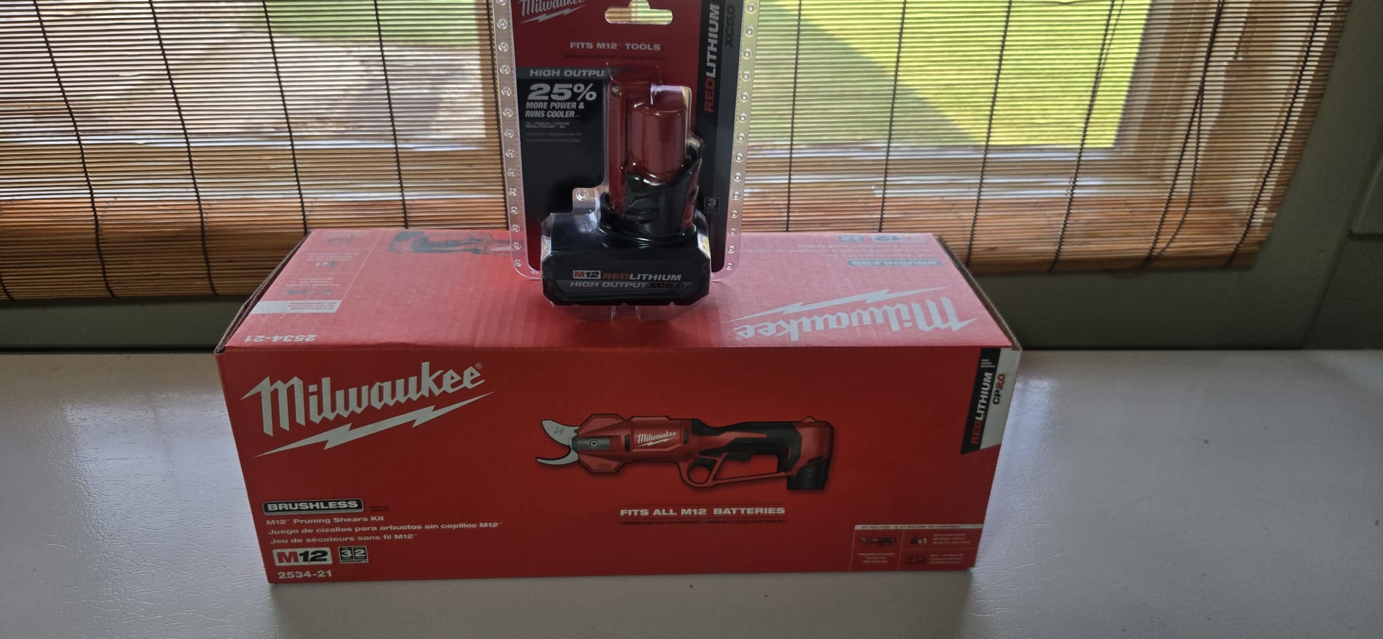 Milwaukee Pruner Kit with extra battery 