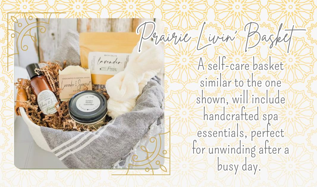 Prairie Livin Self care basket
