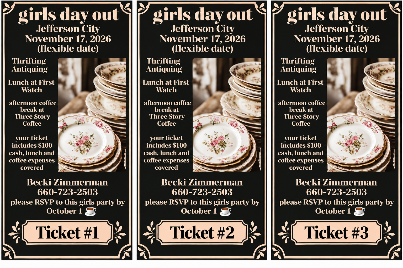 Girls Day Out 3 tickets