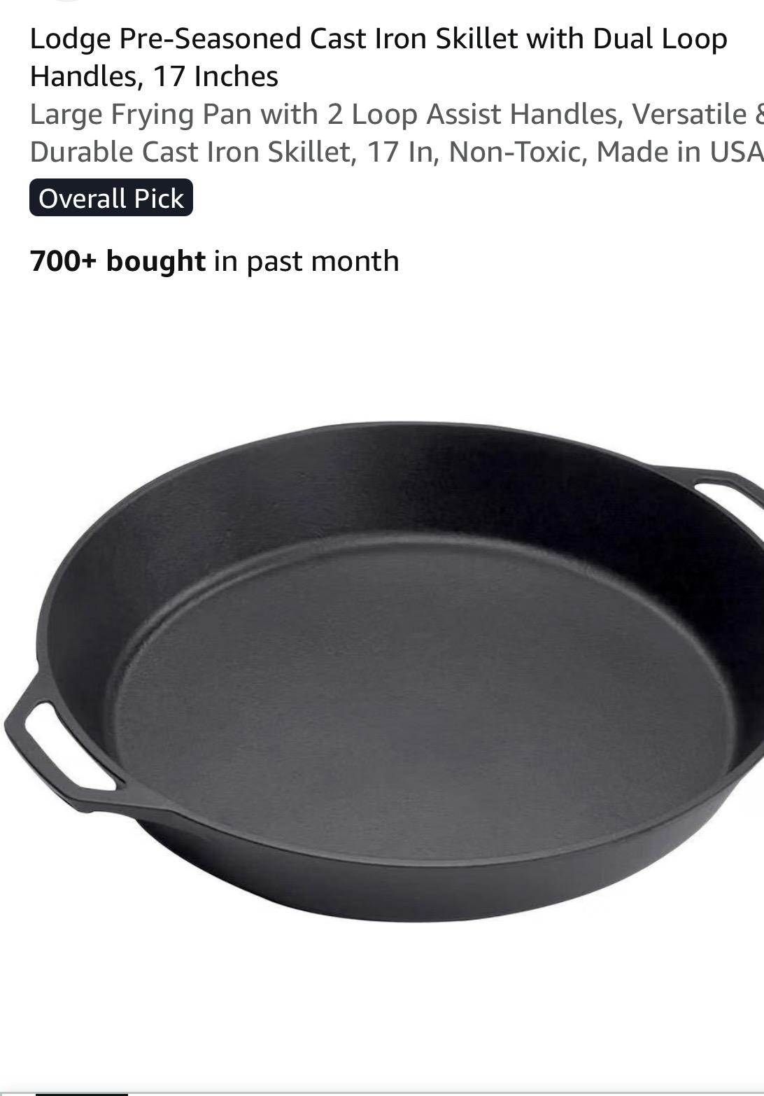 Lodge Pre-seasoned cast ironSkillet