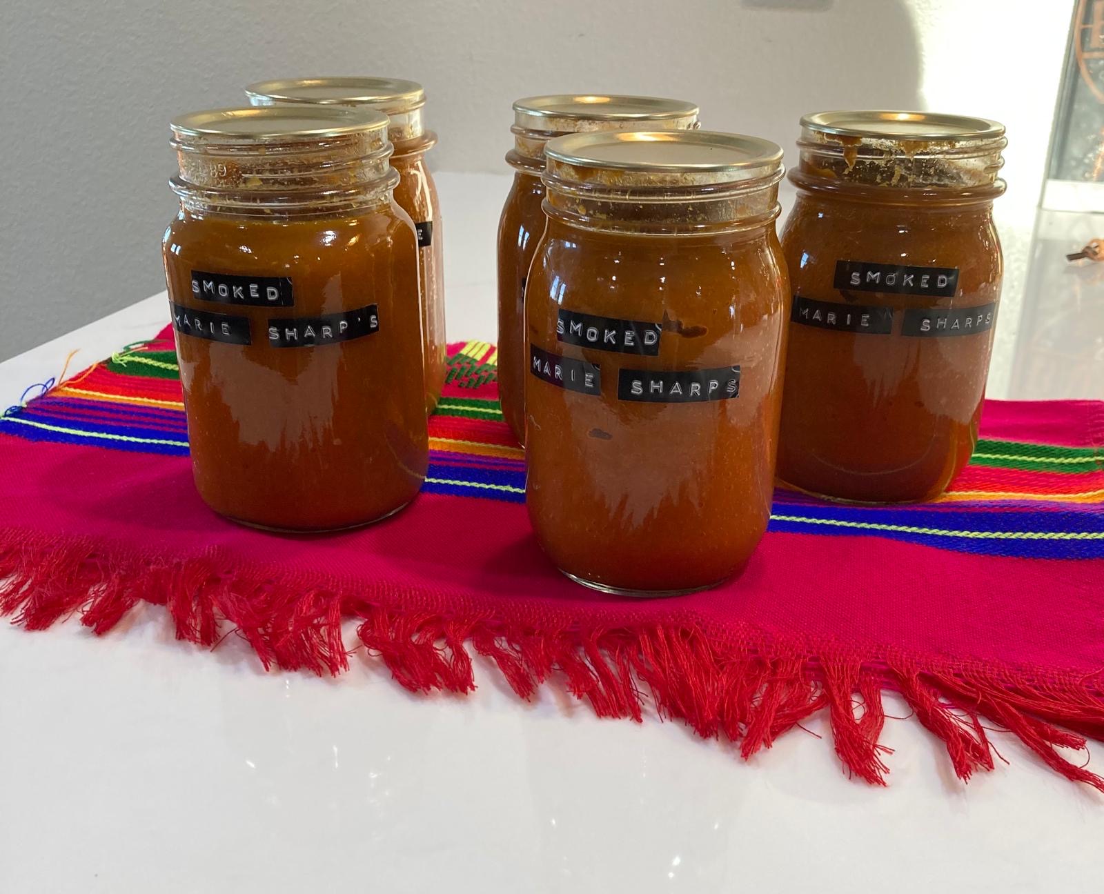 Smoked Marie Sharps style hot sauce
