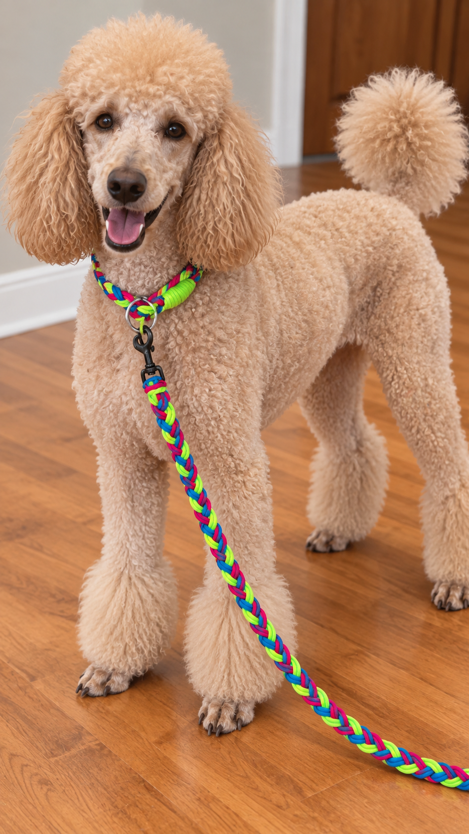 Paracord dog leashes