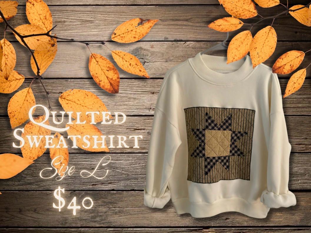 Quilted Sweatshirt