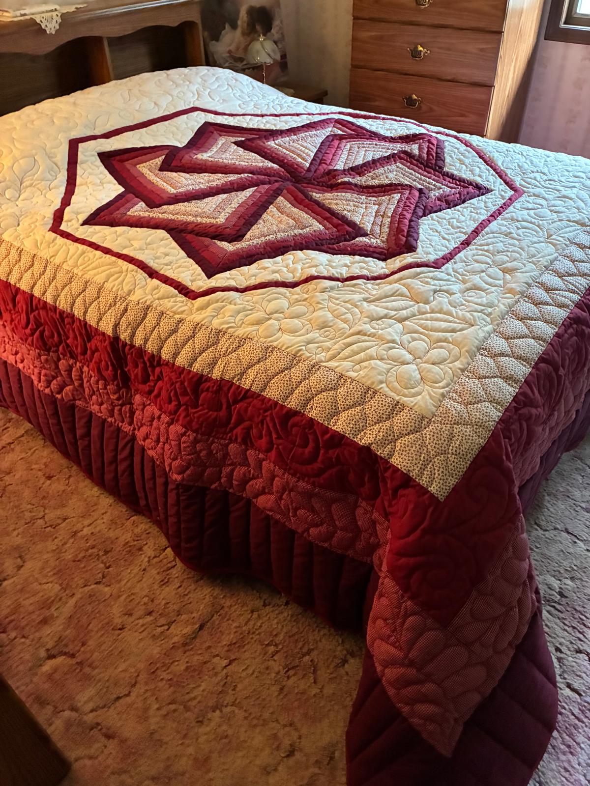 New machine quilted Quilt