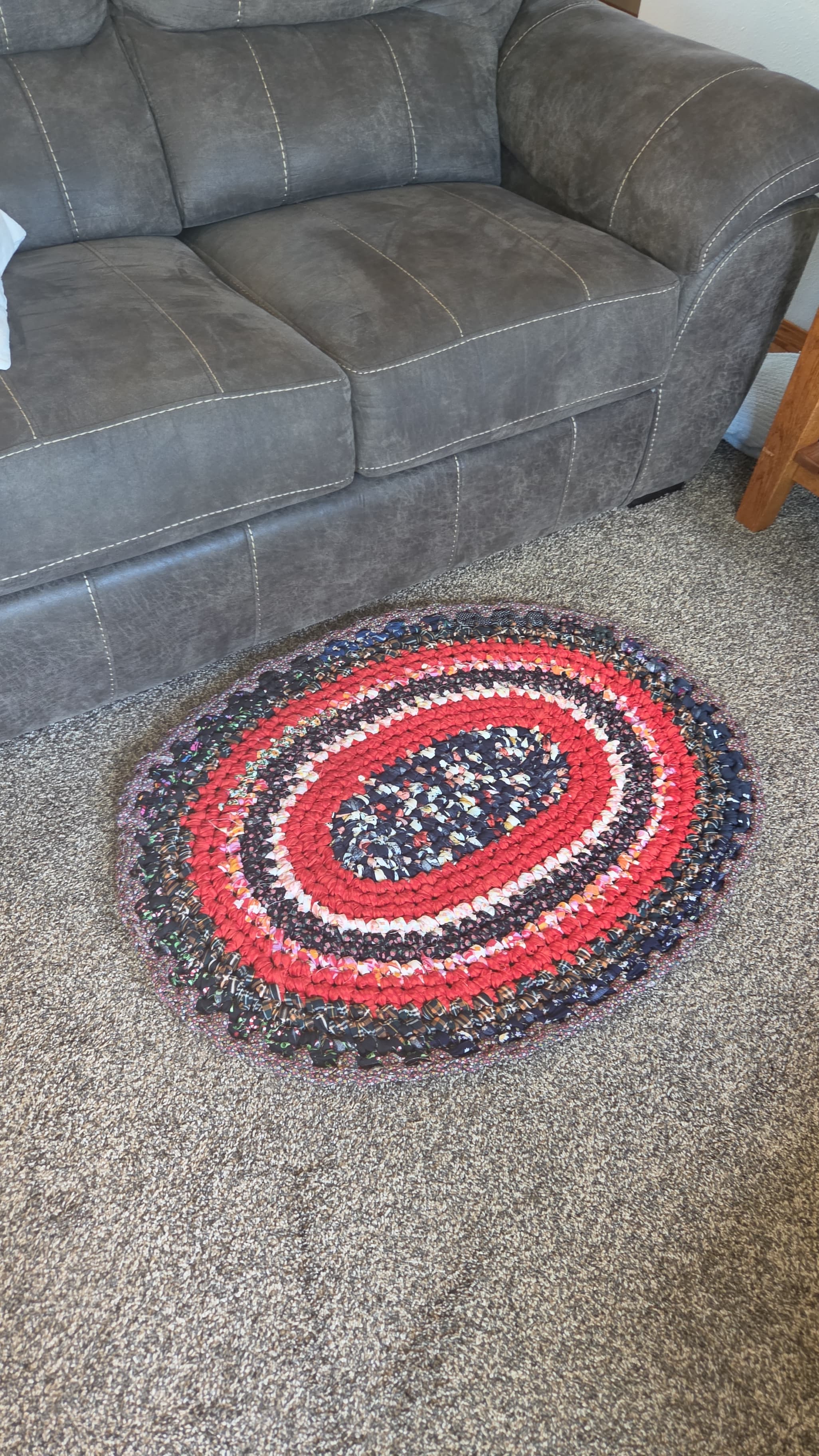 3' x 2'   crocheted rug